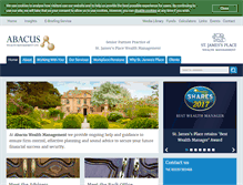 Tablet Screenshot of abacuswm.co.uk